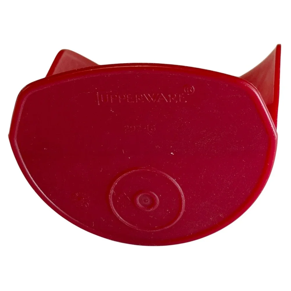 VTG‎ Tupperware Rocker Scoop Red Rice Flour Sugar Thumb 292-17 Plastic Baking